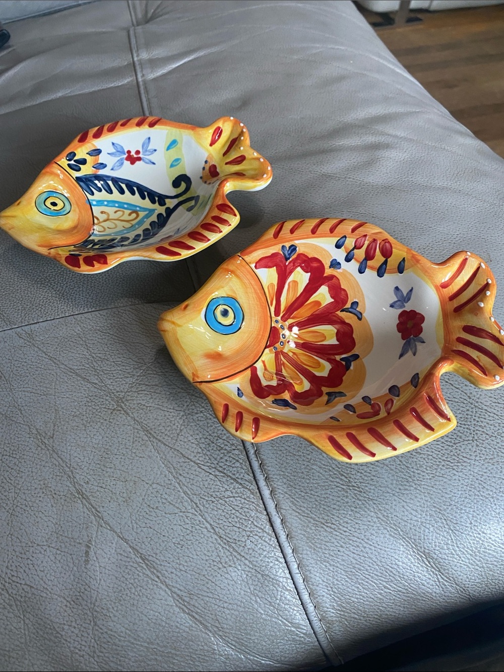 Maxcera Morocco Leaf shaped fish set of 2